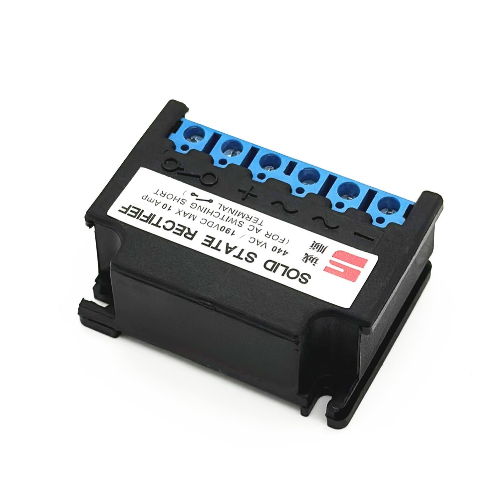 1PC 440VAC 190VDC MAX 10Amp Motor Brake Rectifier SOLID STATE RECTIFIER