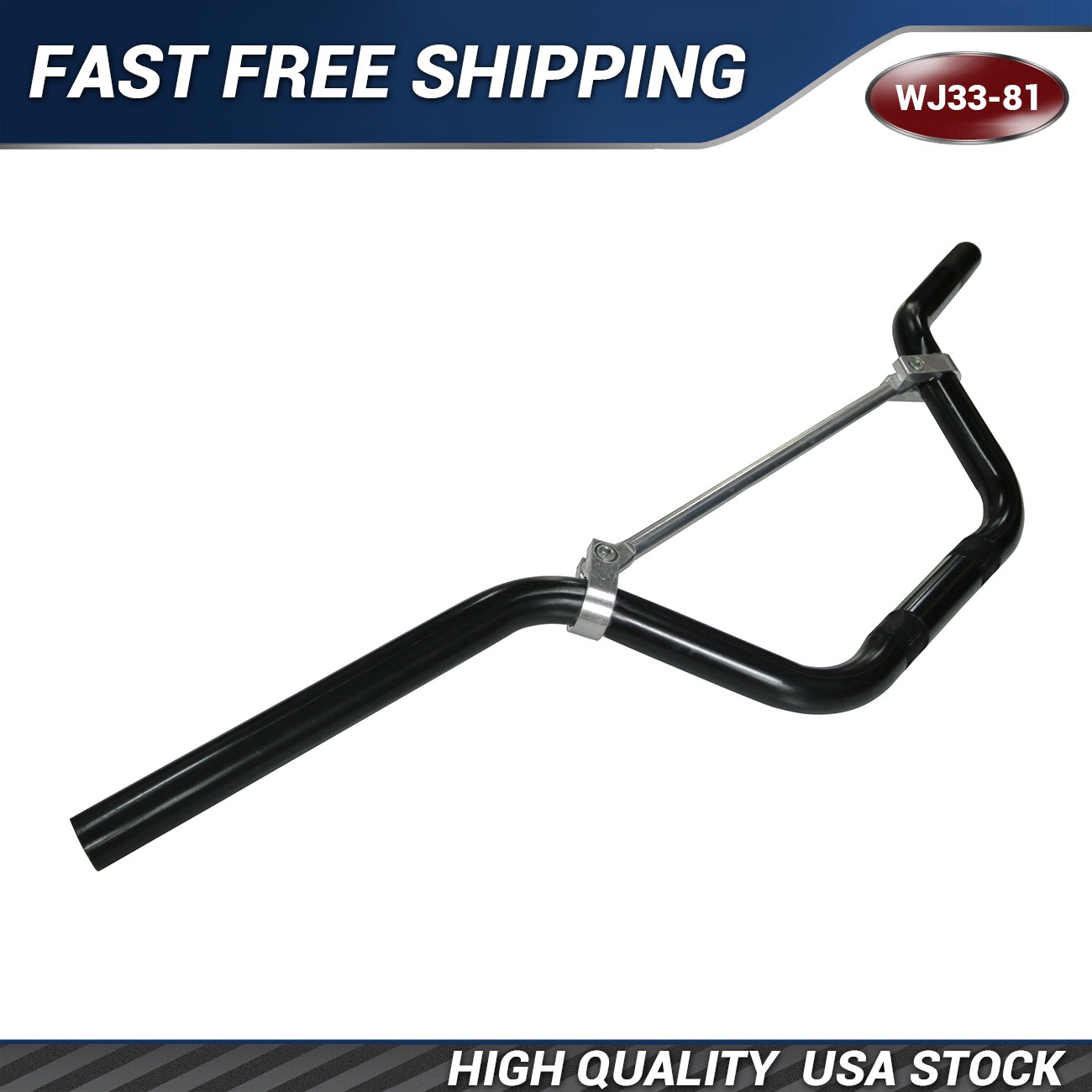 7/8" Mid Handlebars Handle Bars Fit ATV Pit Dirt Bike Offroad Motorcycle Black+