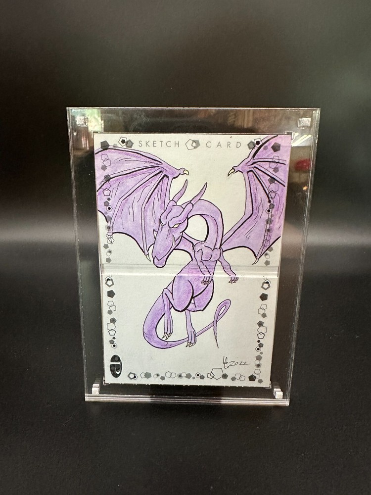 Marvel Magnetic Sketch Booklet Card Holder Display Case 2 Panel 1 Hinge Clear
