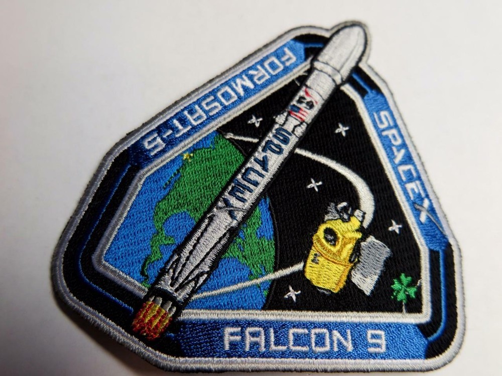 FALCON 9 FORMOSAT-5 SPACEX SPACE PATCH ORIGINAL