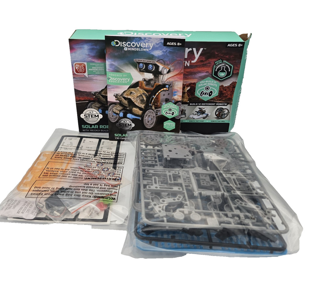 DISCOVERY MINDBLOWN SOLAR ROBOT CREATION KIT 2018 NEW!!