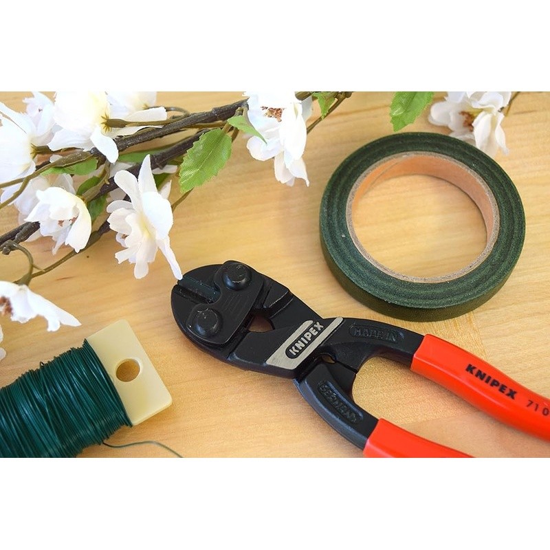 Compact Bolt Cutter 8 Inch Precision Cutting Tool Ergonomic Durable Design New