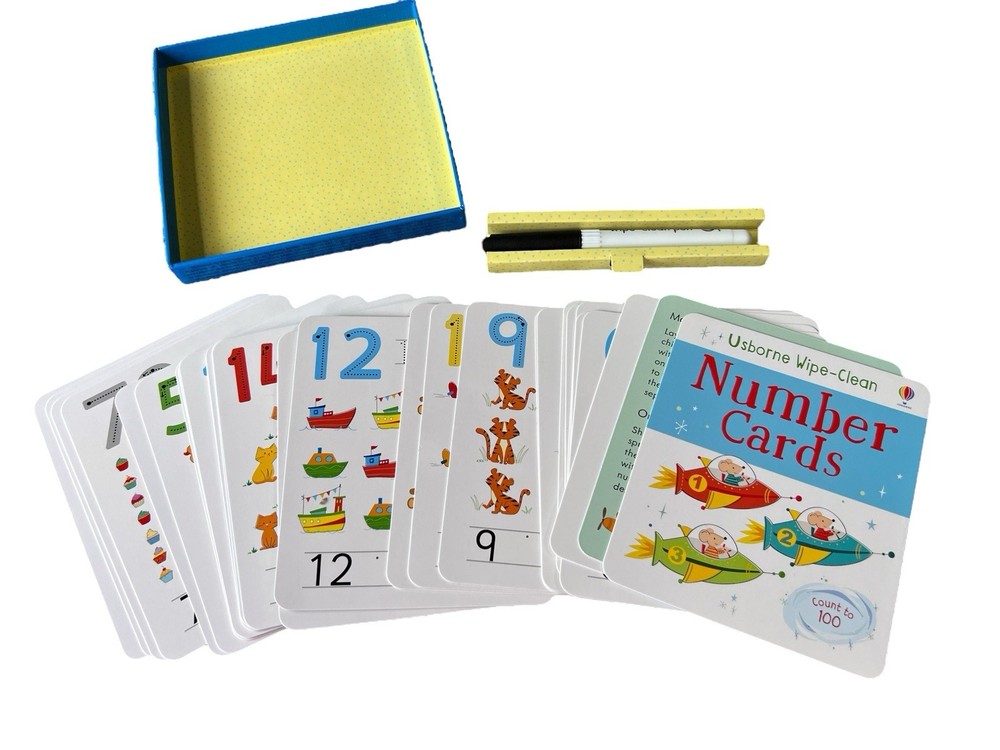 Usborne Wipe Clean Number Cards