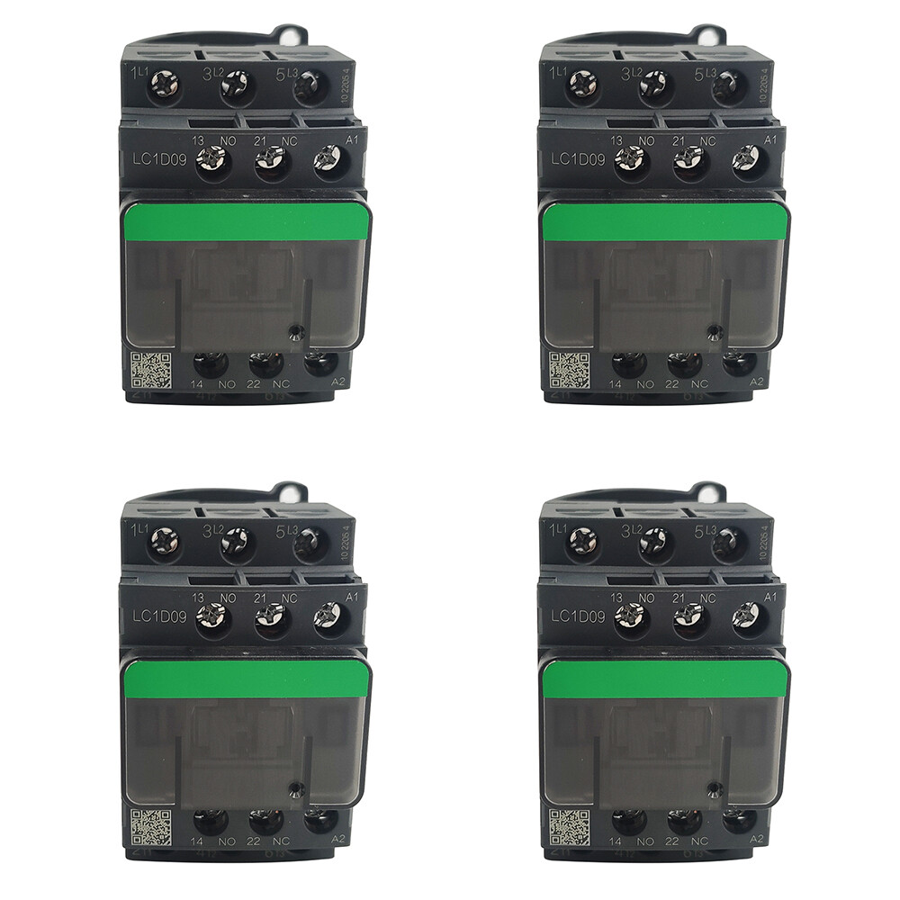 4PCS Contactor 120V coil AC  9A replace Schneider TeSys Deca Contactor LC1D09G7