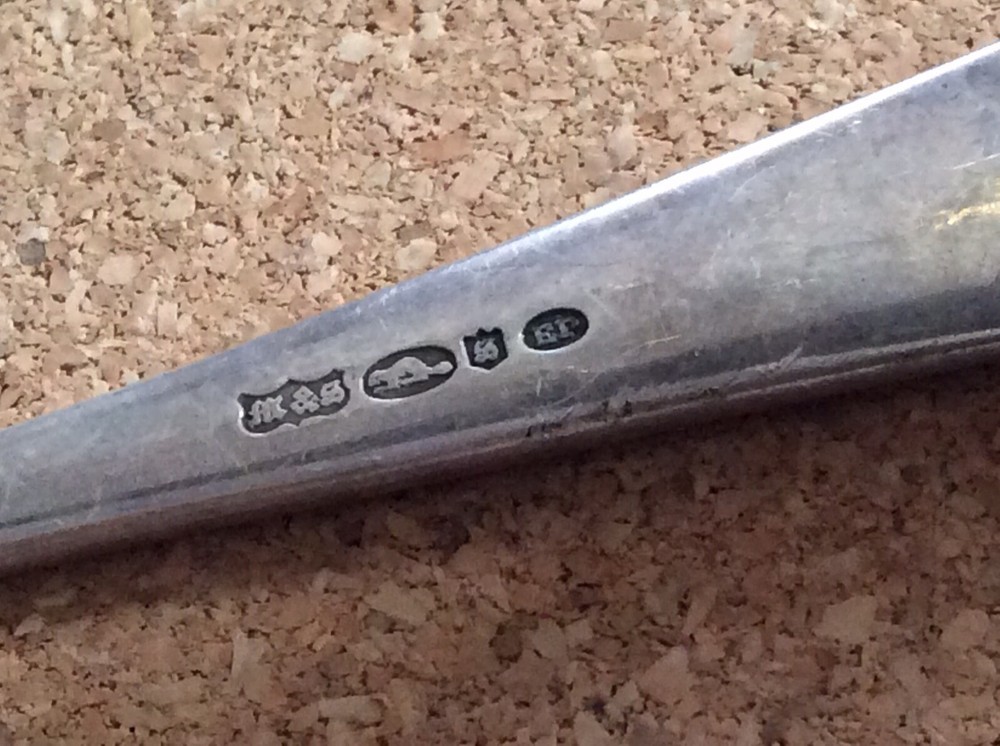 Antique Serving Item With Hall Marks No Mongram