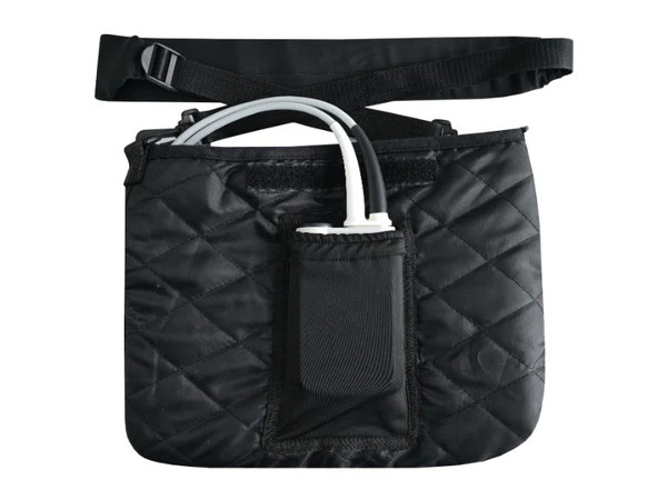 LVAD Flannel Bag Red - Secure Storage for HeartMate Controller & Battery Pouch