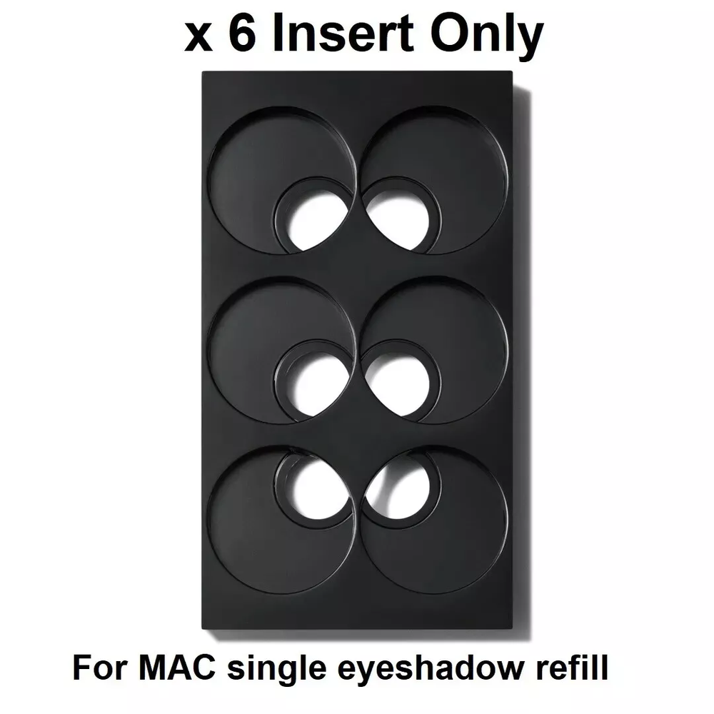 MAC Pro Palette Eye Shadow Concealer Small X 6 Insert 4" X 2.3" - Empty Case