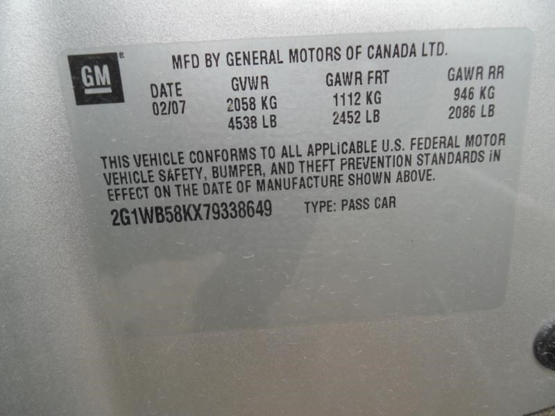 Speedometer Cluster US Opt U2E Fits 07 IMPALA 154037
