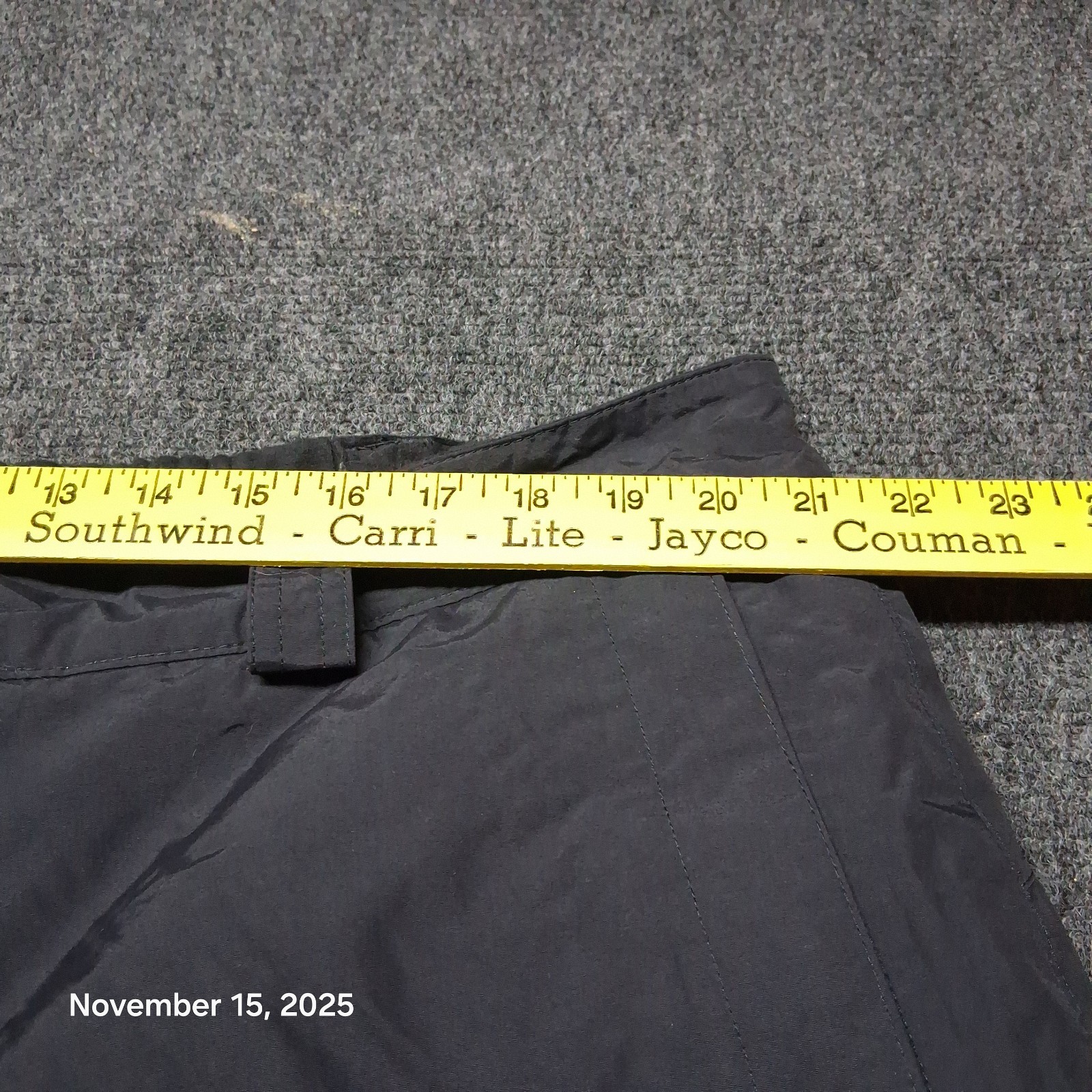 LL Bean Wildcat Insulated Ski Snow Pants Men Size XXL 2XL Black 251912