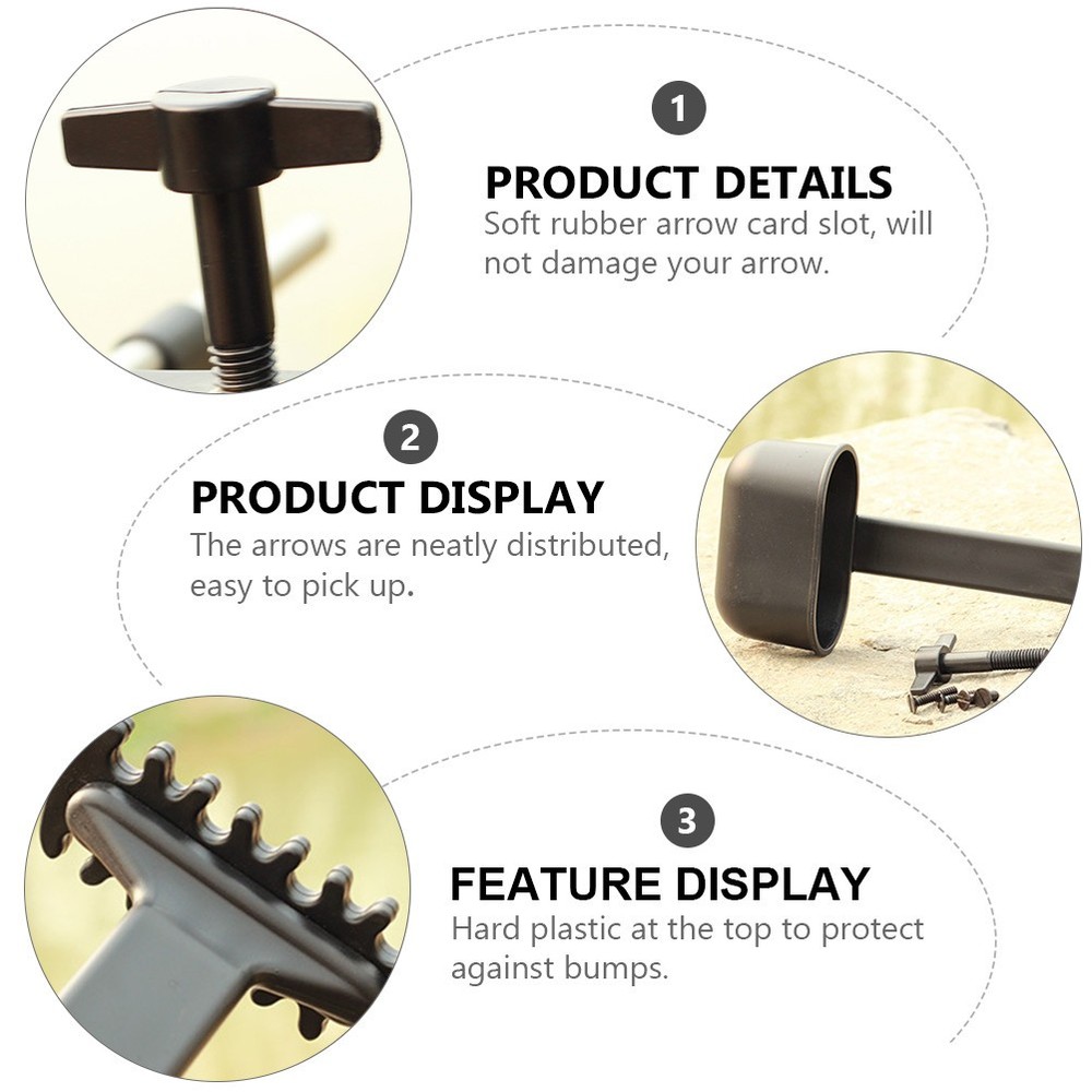 Quick Release Bow Holder 4 Spot Arrow Holder For Practice