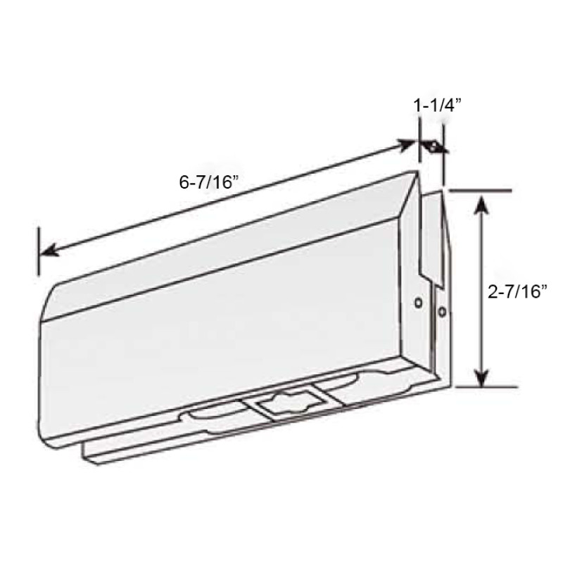 CPH1519-10 Glass Door Bottom Patch