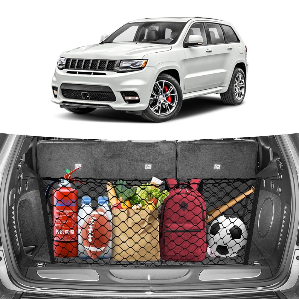 Trunk Cargo Net for Jeep Grand Cherokee 20112021  Adjustable Storage Solution