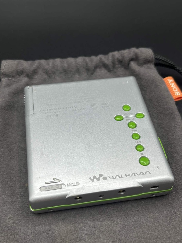 SONY MZ-E620 Green MiniDisc MD walkman player - Working