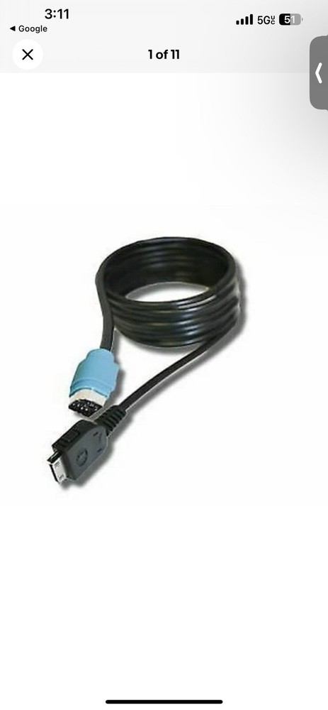 Genuine Alpine KCE-433iv Connection Cable for iPod Compatible Alpine In-Dash Rec