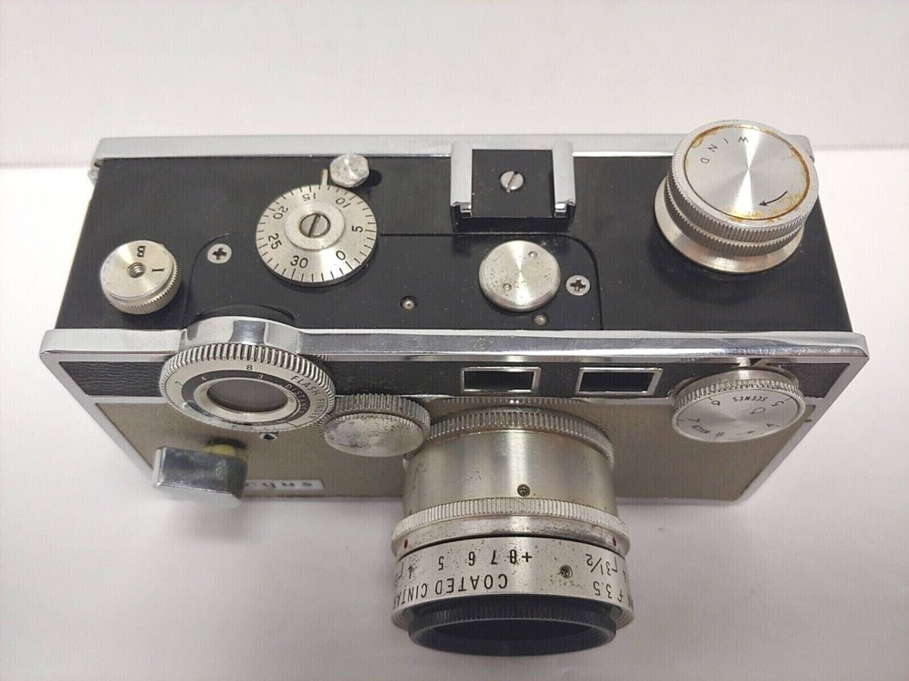 Vintage ARGUS Rangefinder Camera With Leather Protective Case - Untested/As-Is