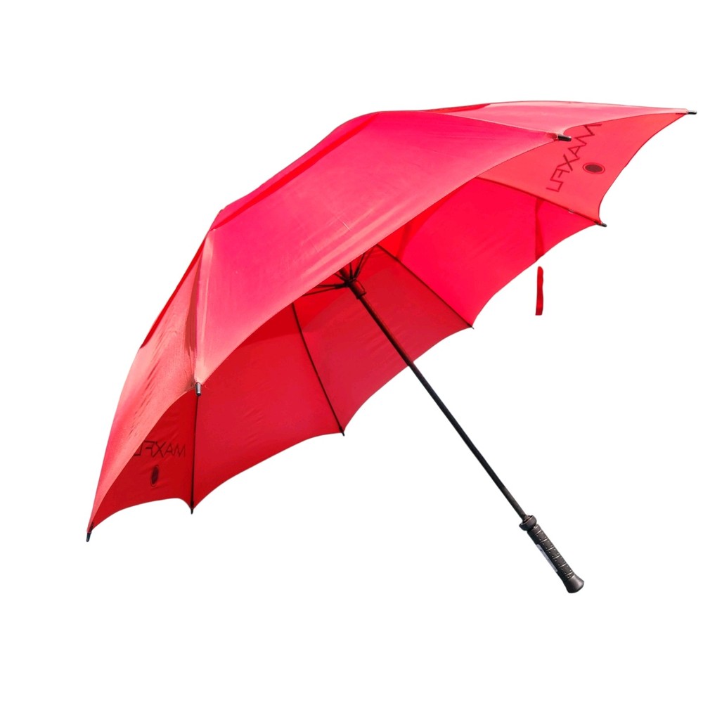 MaxFli Golf Umbrella Double Canopy 68" Large Red On Red