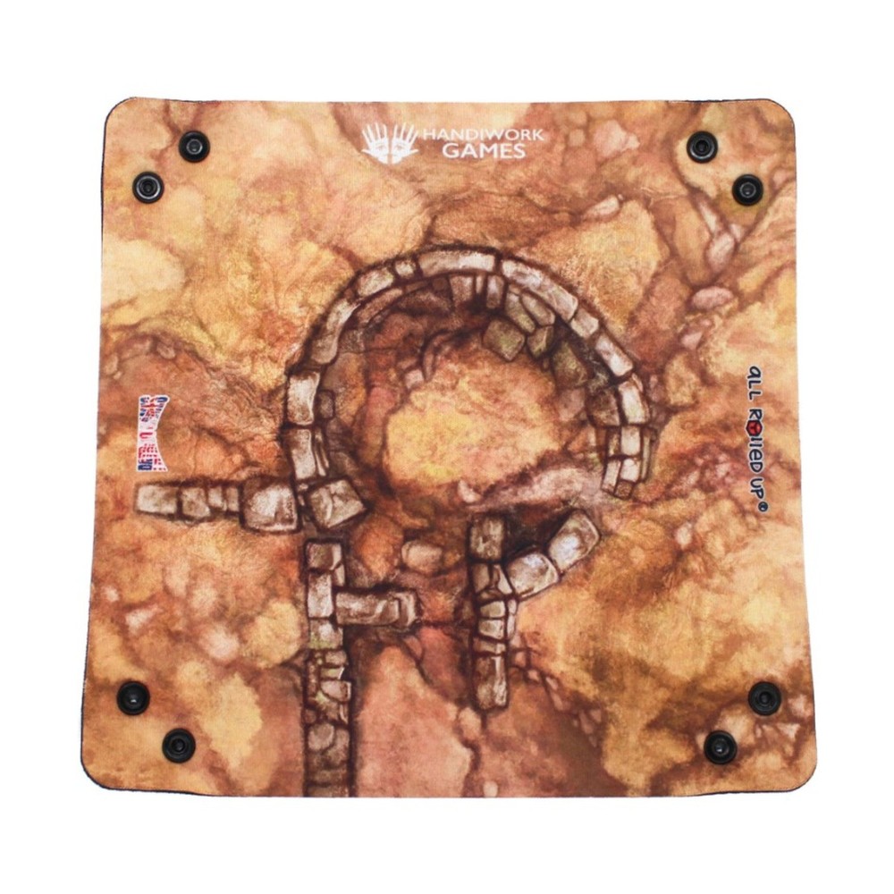 All Rolled Folding Square Dice Tray Al Forgotten Tower - Mars Folding Squ New