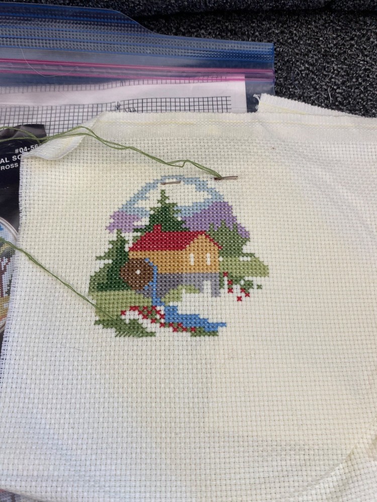 Charming Rural Scenes Counted Cross Stitch-4 different Scenes