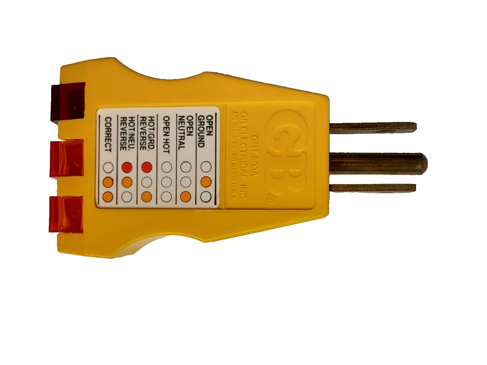 GB Instruments 110-125V Receptacle Tester Model GRT-500A
