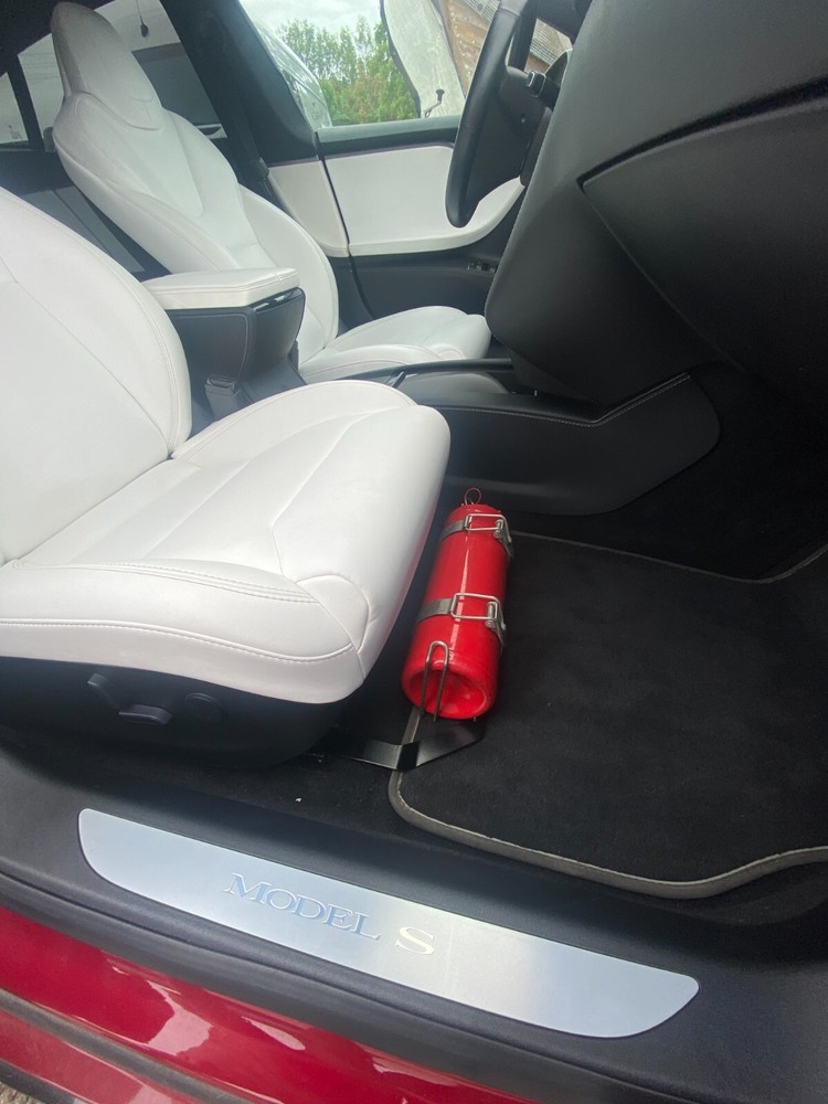 Fire Extinguisher Bracket Holder Mount for Tesla Model S Performance Plaid