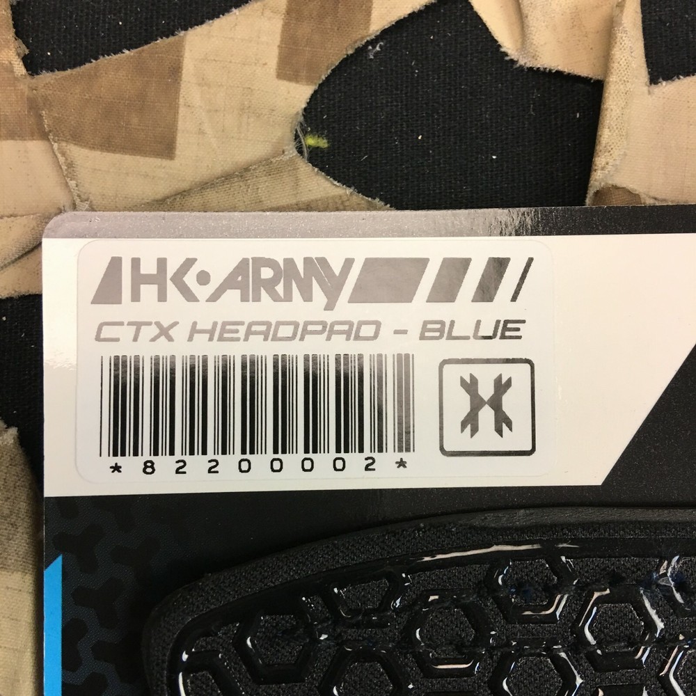 New HK Army Universal CTX Goggle Strap Pad - Blue/Black