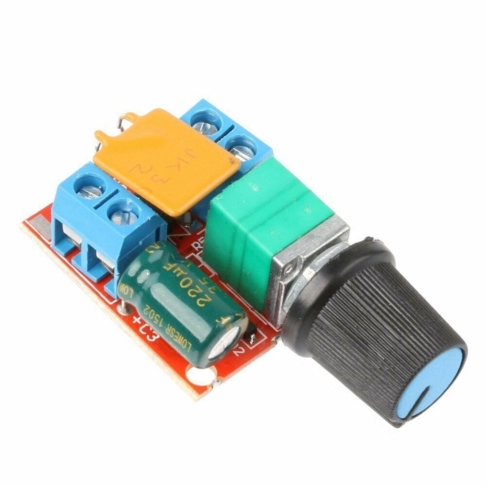 Mini Dc Motor PWM Speed Controller 3v-35v Speed Control Switch LED Dimmer 5a