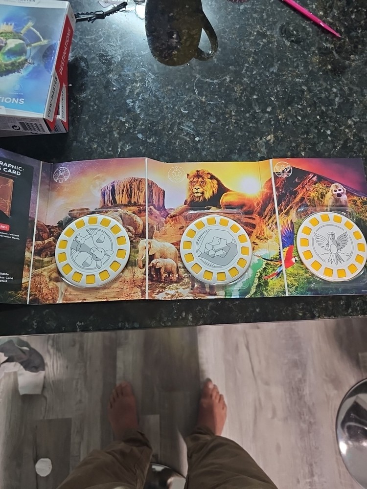 Set of 3 View Master Virtual Reality Experience Pack: Space, Destinations Master