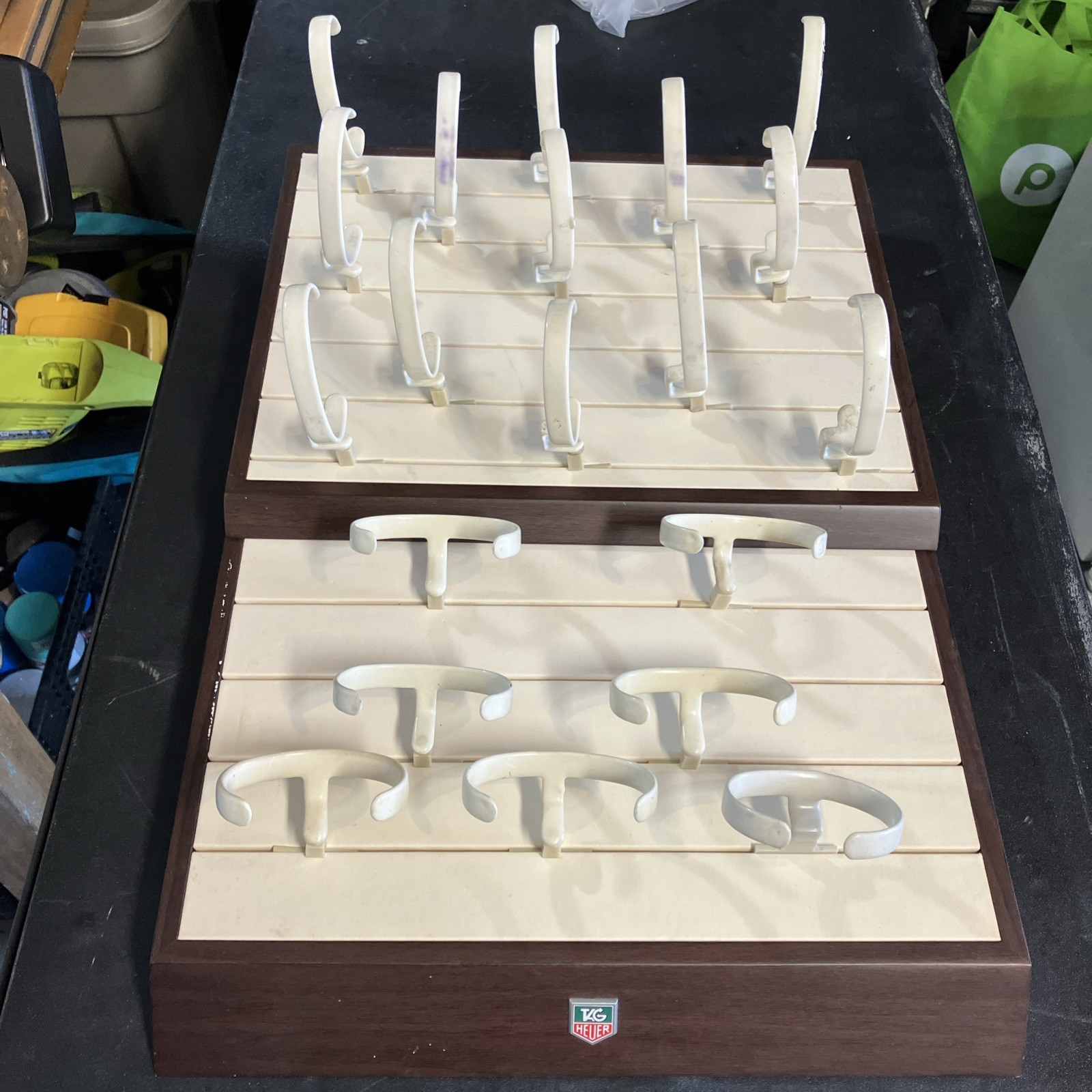 Tag Heuer Watch Display 14” X 25” Comes with 20 Collars