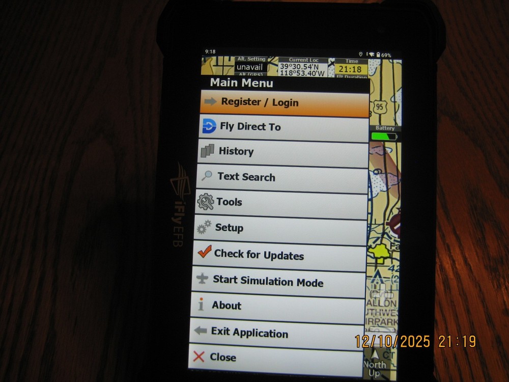 Adventure Pilot iFly EFB Aviation Tablet