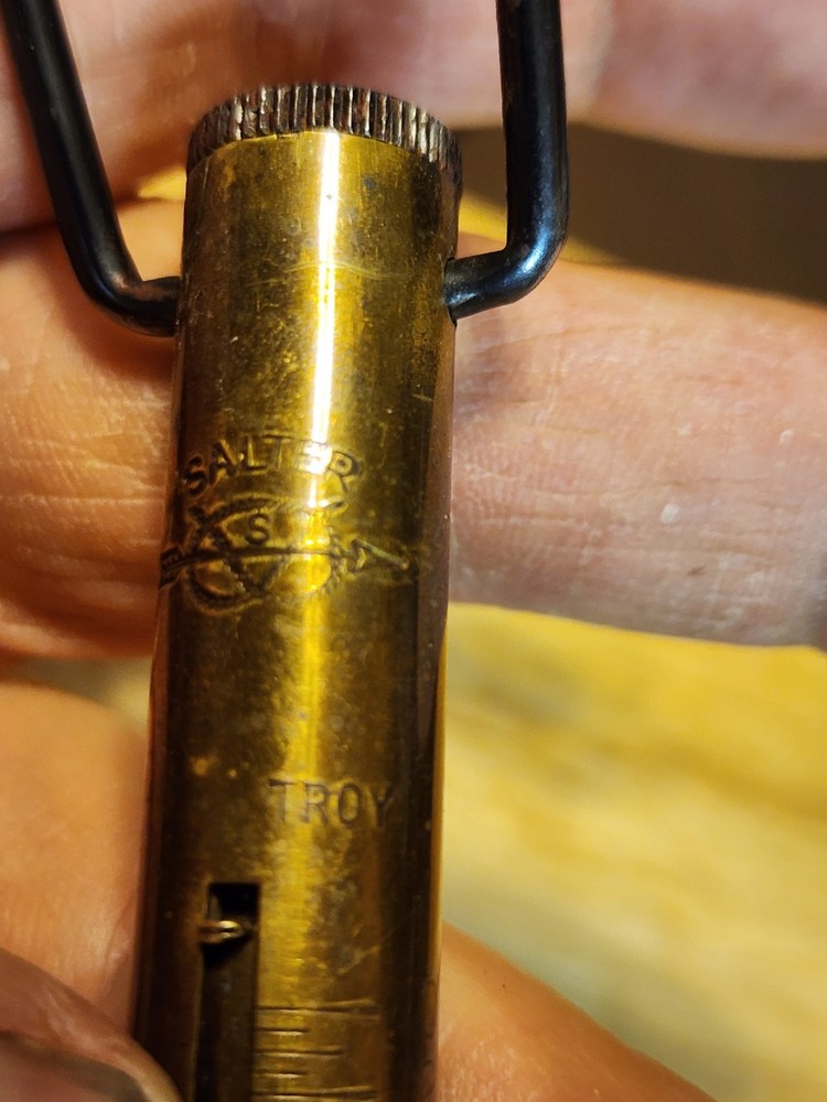 Old English Brass Salter Scale