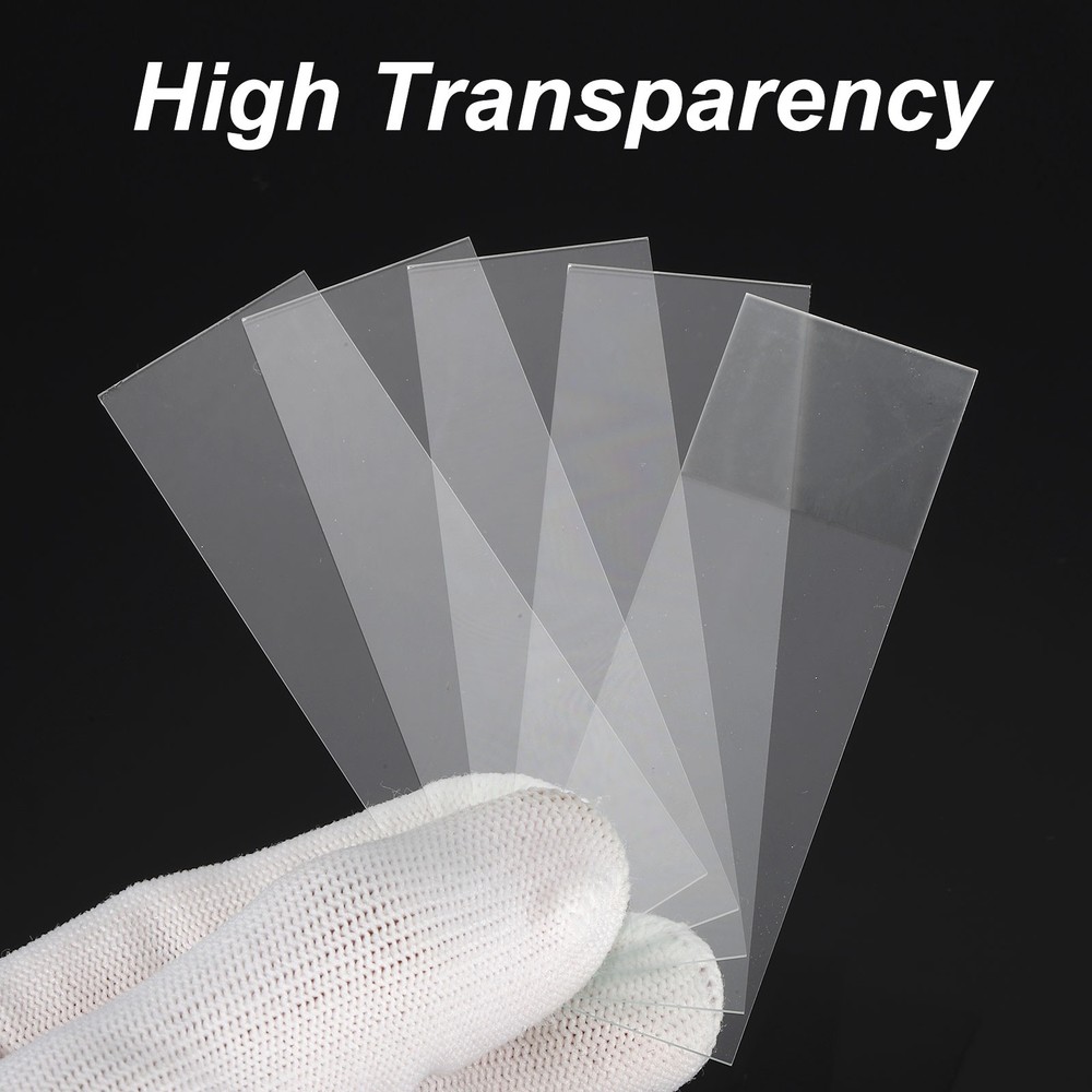 100pcs Cover Slips for Microscope Slides, 24x24mm Microscope Cover Square