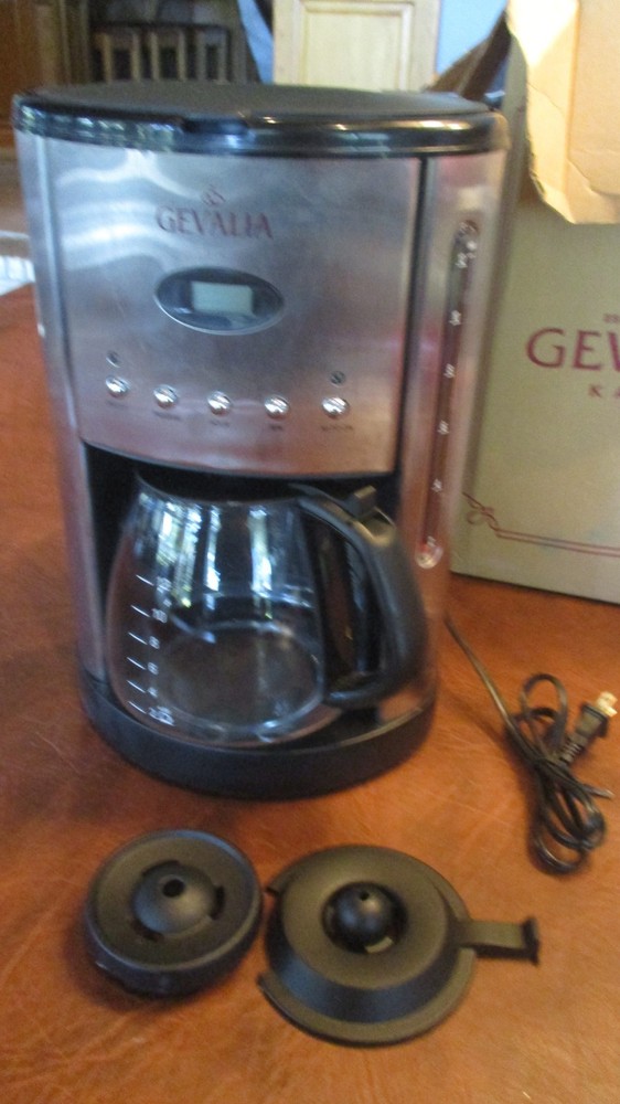 Gevalia Programmable 12-cup Automatic Coffee Maker Stainless Steel with Carafe