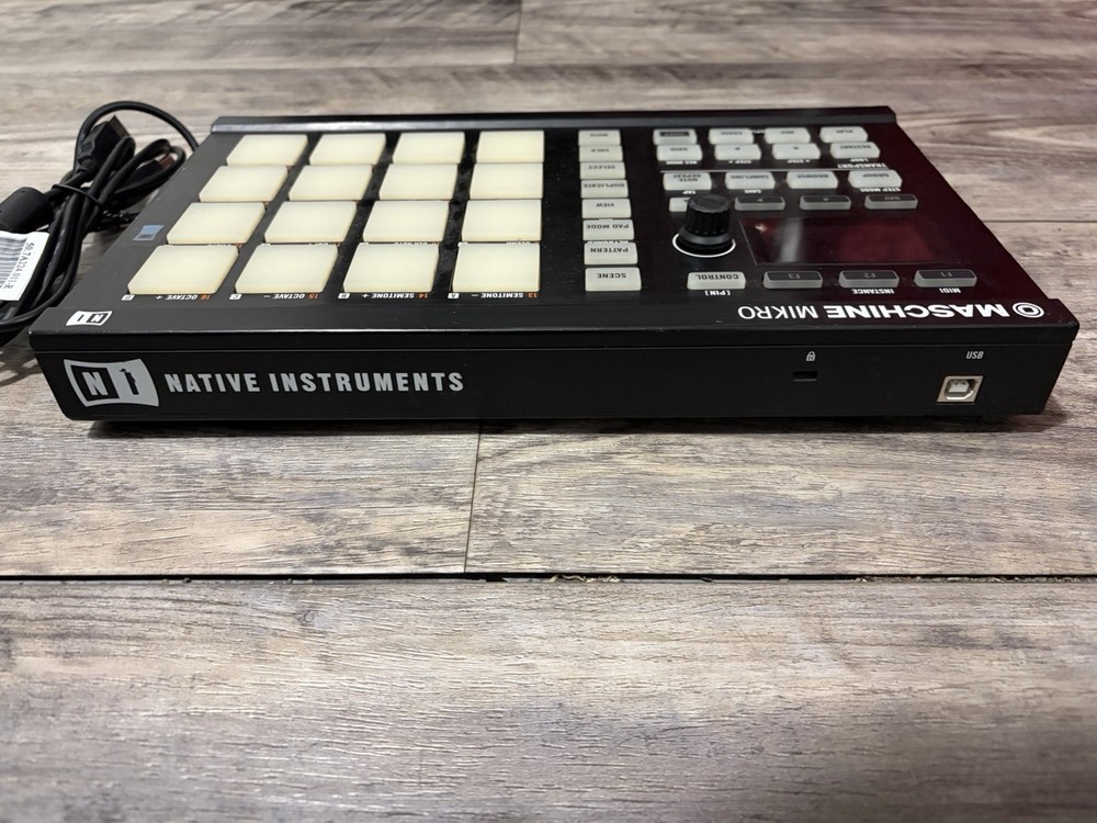 Maschine Mikro MK2 Native Instruments Black MIDI Controller NO SOFTWARE