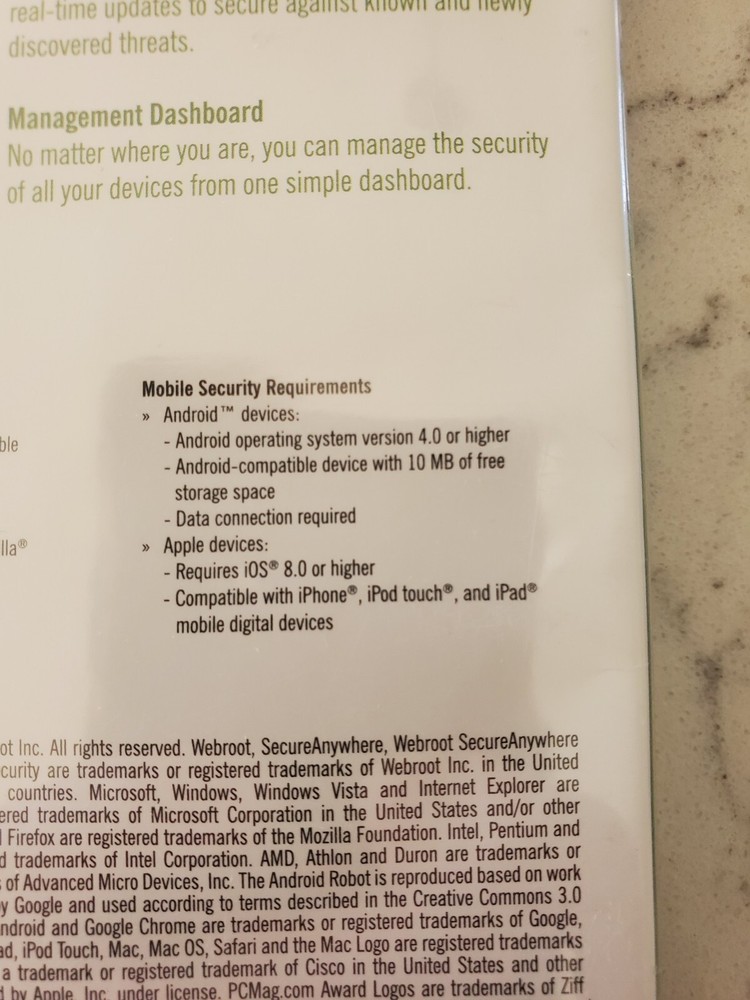 Webroot SecureAnywhere Internet Security - Full Version for Windows & Mac...