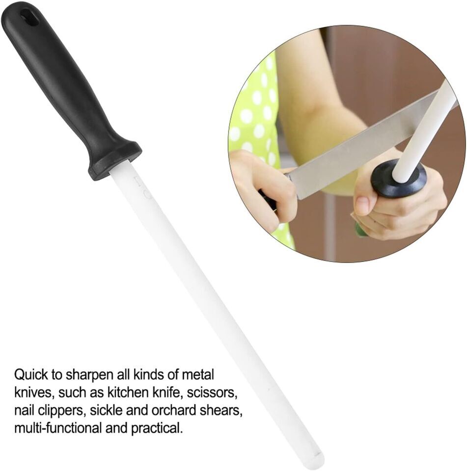 Professional 15inch Ceramic Sharpening Fine Knife Sharpener Stick No Cap