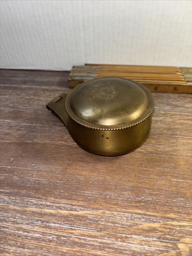 Brass Flip Open Milson & Louis Clock Nice Patina