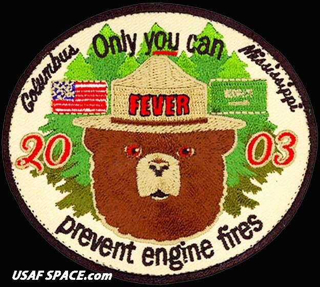 USAF SPECIALIZED PILOT TRAINING-2020-03- ONLY YOU CAN PREVENT ENGINE FIRES PATCH
