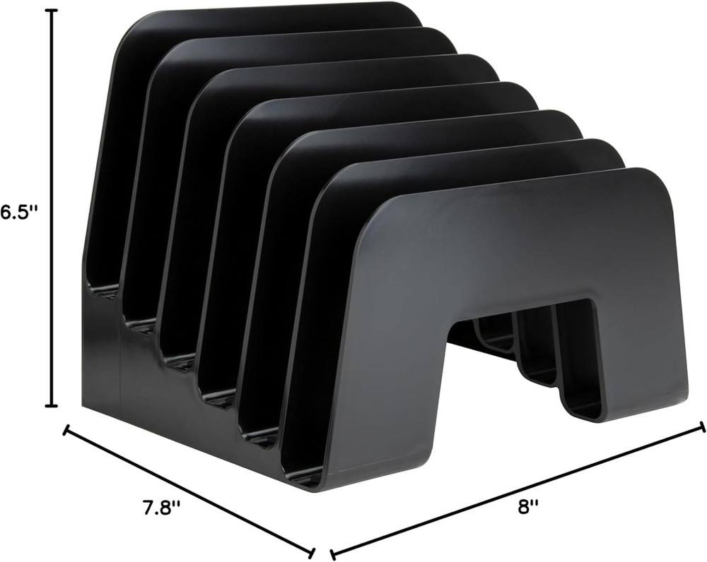6-Slot Inclined Desk Step Sorter