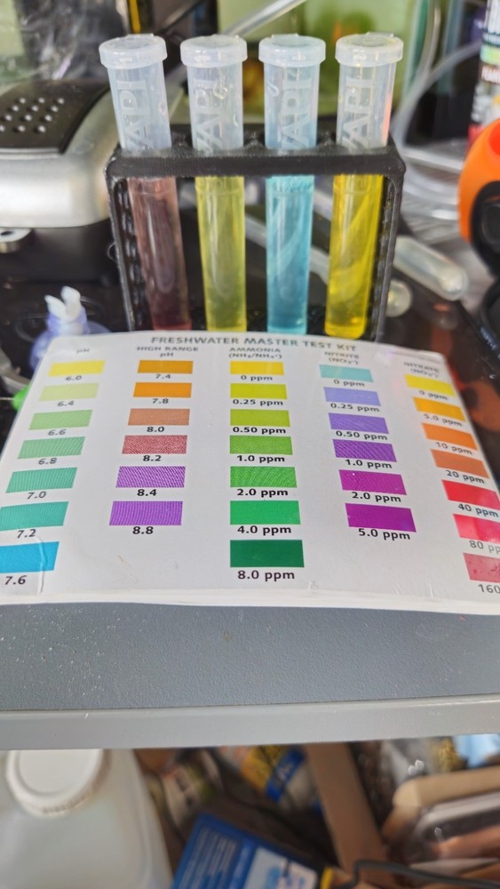 🧪Aquarium Testing Stand With Easy Testing,for API and 15mmx85mm test tubes🧪