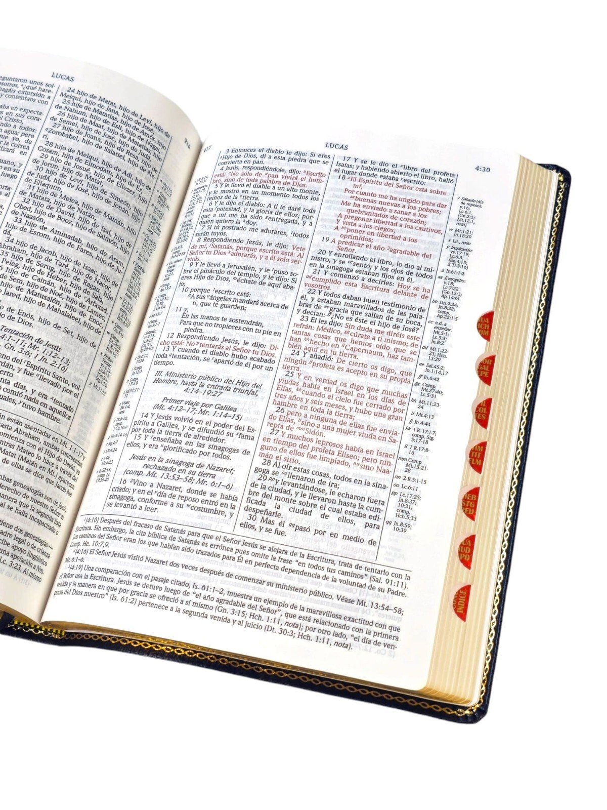 Nueva Biblia De Estudio Scofield RVR.1960 Ampliada Piel Genuina Negro Índice