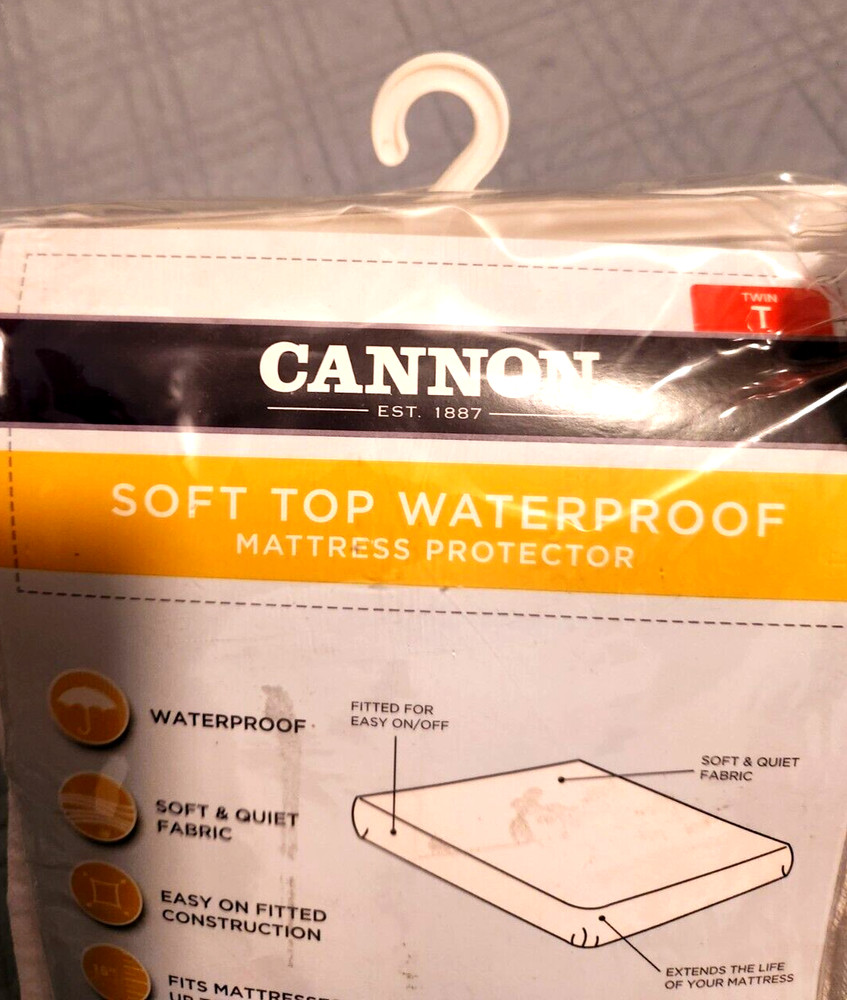 Cannon - Soft Top Waterproof Mattress Protector - Twin - 39" x 75"
