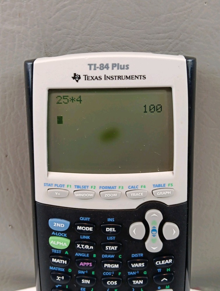 Texas Instruments TI-84 Plus Graphing Calculator Black Tested Works