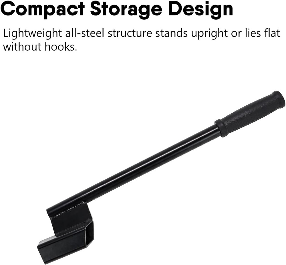 Heavy-Duty Container Door Leverage Tool Enhanced Persuader Bar with Ergonomic De