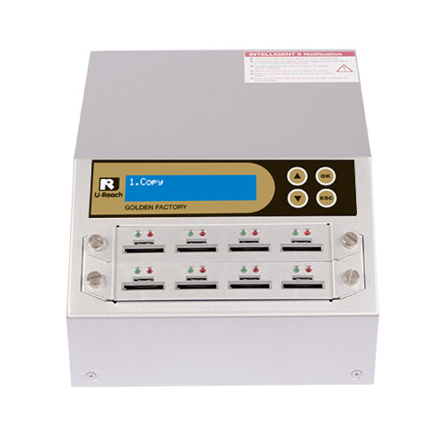 Ureach 1:7 SD/microSD Duplicator/Sanitizer 2GB/Min - Flash Copier/Eraser SD908G