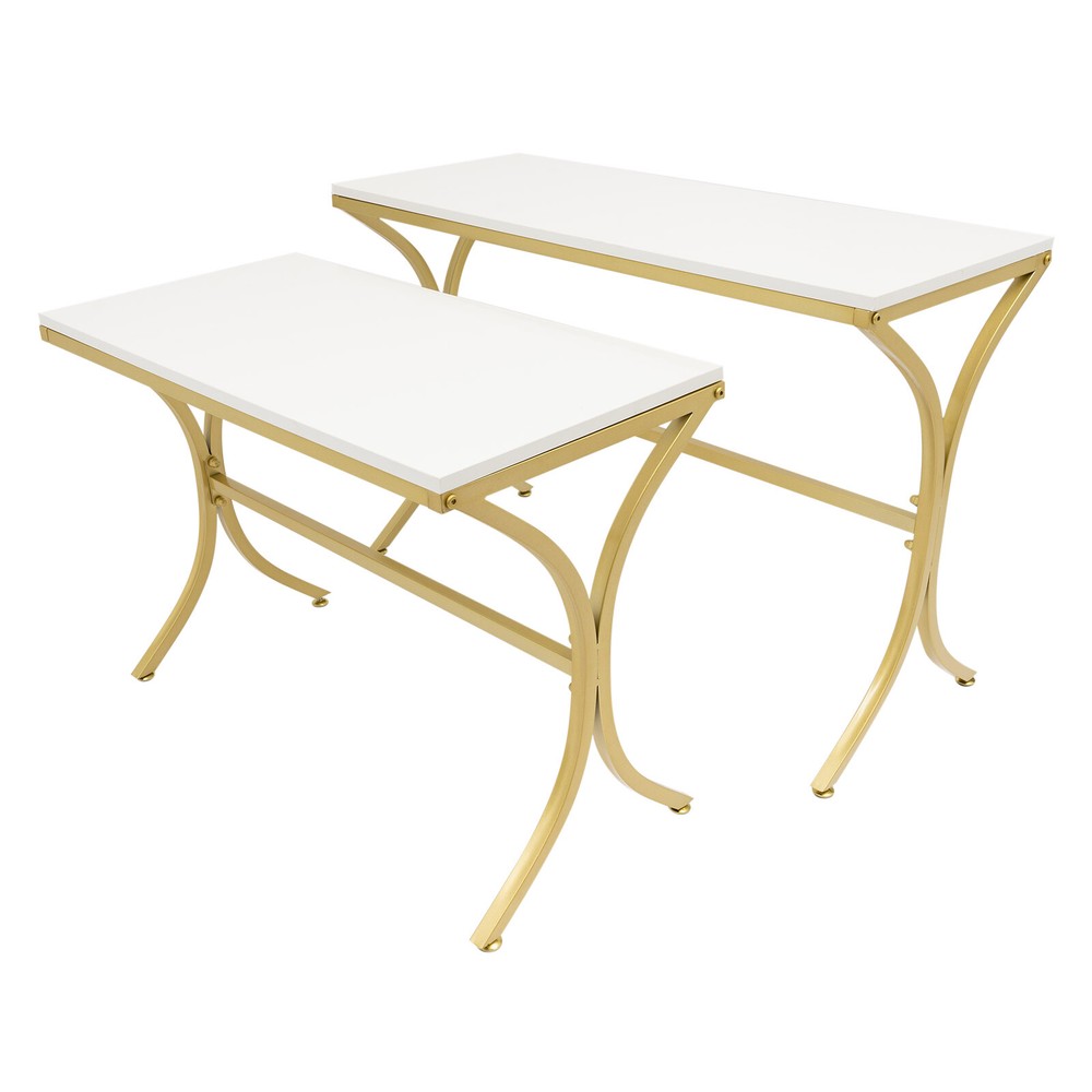 2pcs Handbag Display Stands, Display Riser Shelves, Modern Nesting Tables