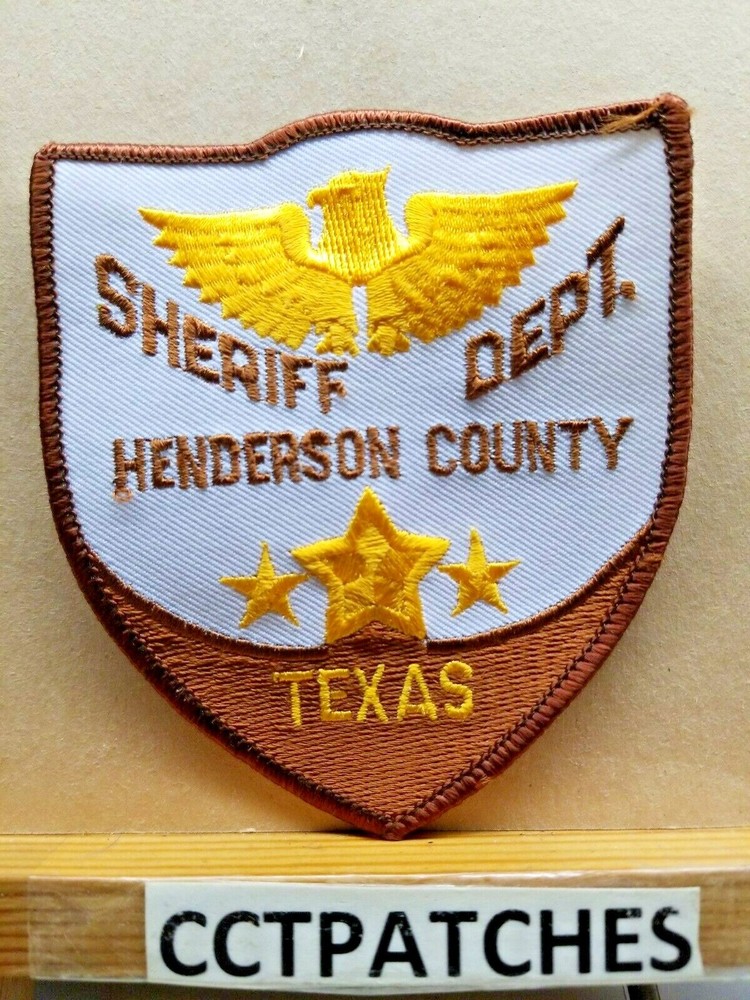 HENDERSON COUNTY, TEXAS SHERIFF (POLICE) SHOULDER PATCH TX