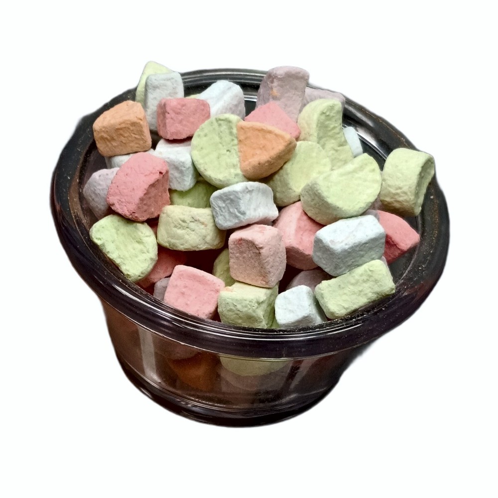 Dehydrated Cereal Marshmallows Assorted Colors 1/2 lb Bag