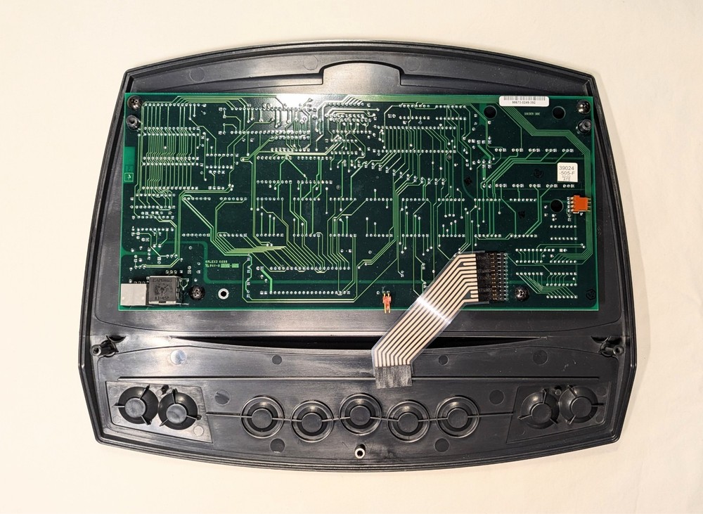 Precor M9.33 Treadmill Console Front Upper PCB Only – Lower Keypad Board Missing