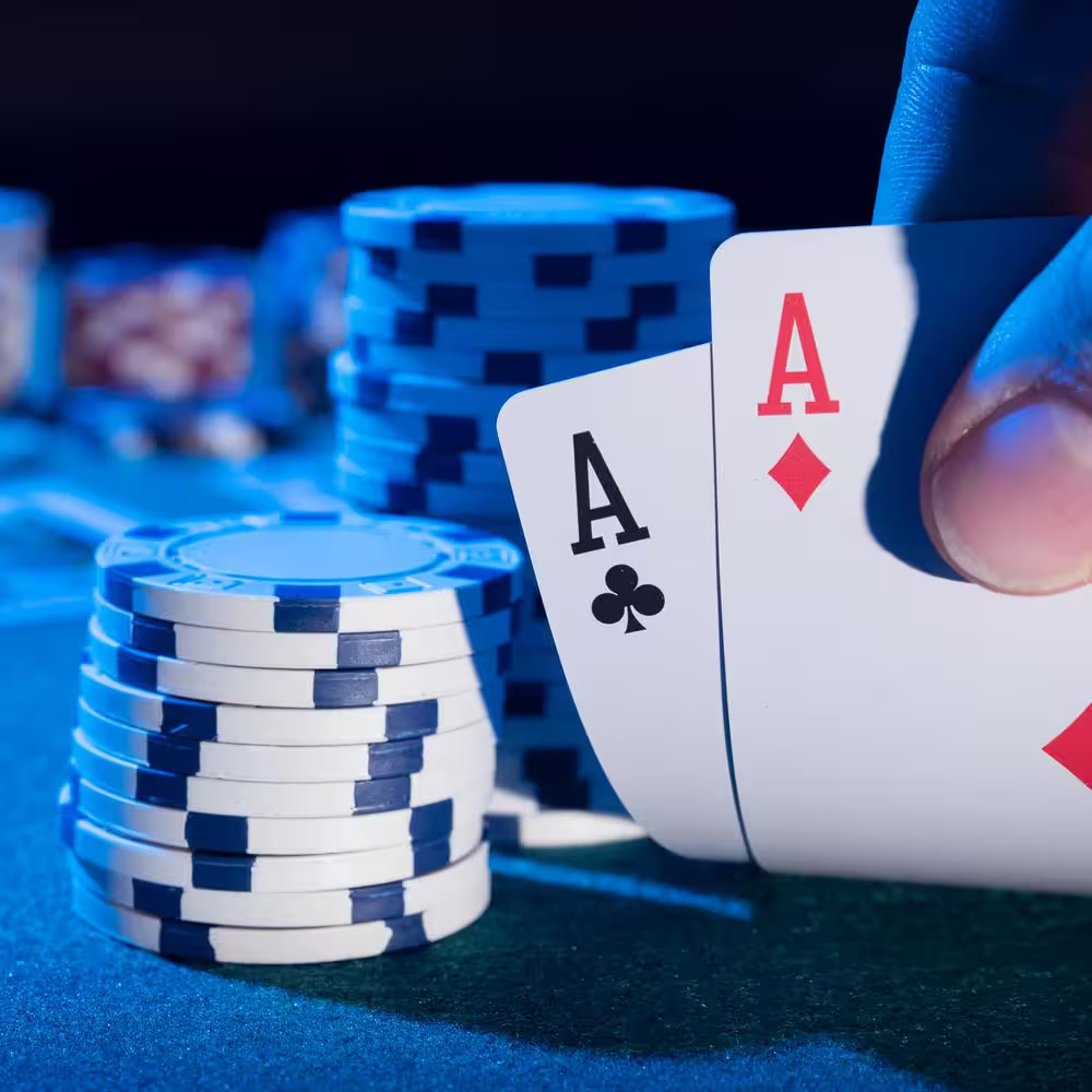Deluxe Poker and Blackjack Table Top with Case