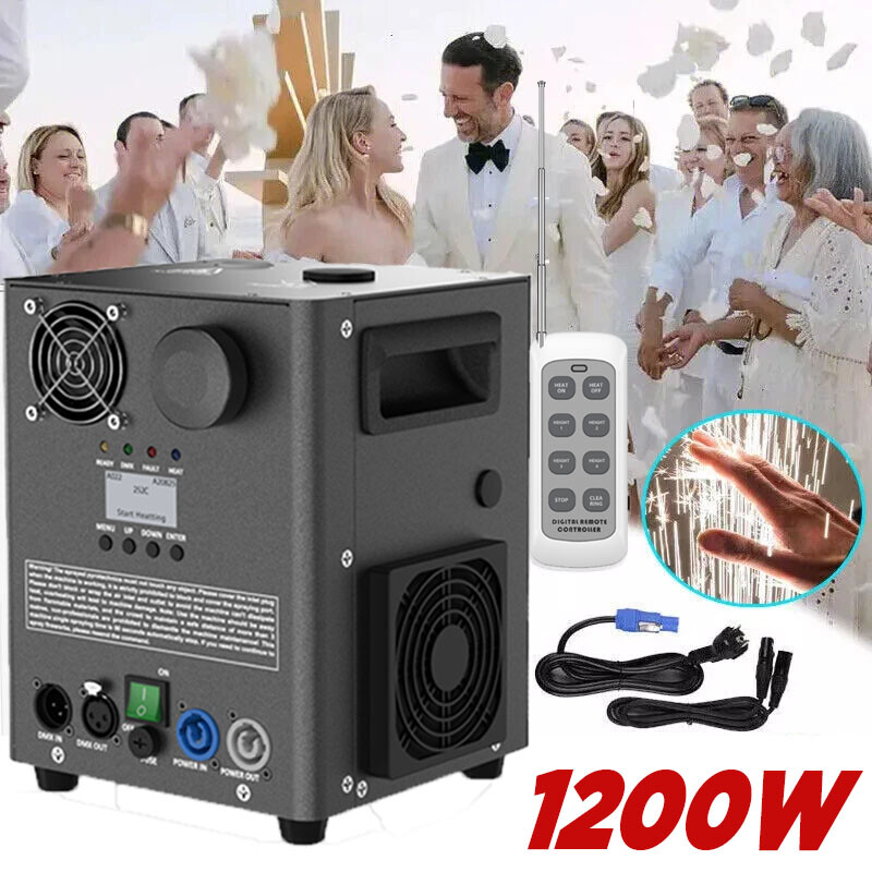 1200W Cold Spark Machine Firework Machine DMX DJ Wedding Stage Effect Machine